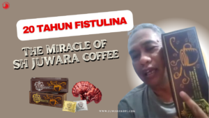 Foto Pak Ganjar yang berhasil sembuh dari Fistulani setelah konsumsi Juwara Kopi.