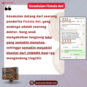 Kesaksian Juwara Kopi Fistula Ani